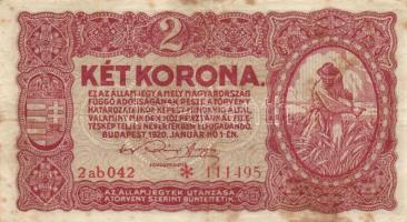 1920. 2K (20x) kétféle típus T:II,II-,III