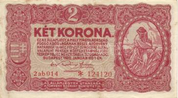 1920. 2K (20x) kétféle típus T:II,II-,III