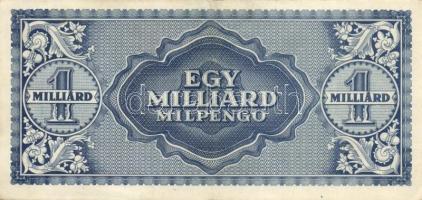 1946. 1.000.000.000MP (10x) T:II(legtöbb),II-,III