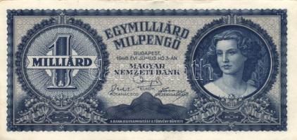 1946. 1.000.000.000MP (10x) T:II(legtöbb),II-,III