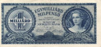 1946. 1.000.000.000MP (10x) T:II(legtöbb),II-,III