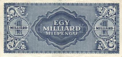 1946. 1.000.000.000MP (10x) T:II(legtöbb),II-,III