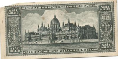 1946. 100.000.000P (3x) eltérő színváltozatok is + 100.000.000MP T:II