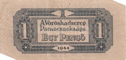 1944. 1P(2x) kétféle - 1000P "Vöröshadsereg Parancsnoksága" teljes sorozata, összesen 9db!...