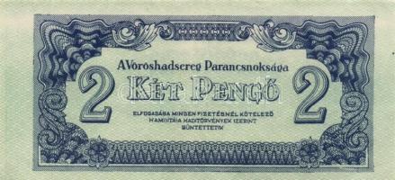 1944. 1P(2x) kétféle - 1000P "Vöröshadsereg Parancsnoksága" teljes sorozata, összesen 9db!...