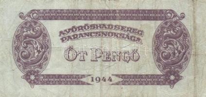 1944. 1P(2x) kétféle - 1000P "Vöröshadsereg Parancsnoksága" teljes sorozata, összesen 9db!...