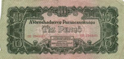 1944. 1P(2x) kétféle - 1000P "Vöröshadsereg Parancsnoksága" teljes sorozata, összesen 9db!...
