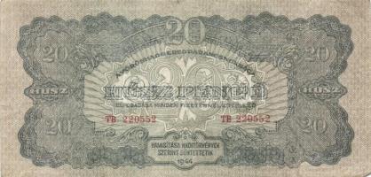 1944. 1P(2x) kétféle - 1000P "Vöröshadsereg Parancsnoksága" teljes sorozata, összesen 9db!...