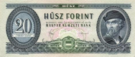 1962. 10Ft (3x) + 1962. (2x) + 1975. 20Ft + 1980. 20Ft (14x), összesen 20db! T:II,III