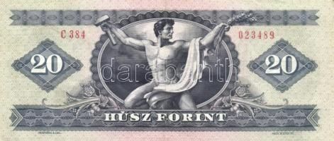 1962. 10Ft (3x) + 1962. (2x) + 1975. 20Ft + 1980. 20Ft (14x), összesen 20db! T:II,III