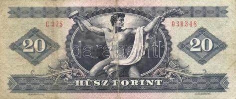 1962. 10Ft (3x) + 1962. (2x) + 1975. 20Ft + 1980. 20Ft (14x), összesen 20db! T:II,III
