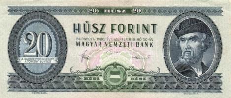 1962. 10Ft (3x) + 1962. (2x) + 1975. 20Ft + 1980. 20Ft (14x), összesen 20db! T:II,III