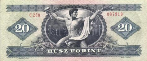 1962. 10Ft (3x) + 1962. (2x) + 1975. 20Ft + 1980. 20Ft (14x), összesen 20db! T:II,III