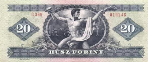 1962. 10Ft (3x) + 1962. (2x) + 1975. 20Ft + 1980. 20Ft (14x), összesen 20db! T:II,III