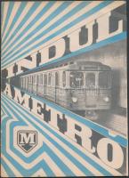 1970 Kiadvány Indul a metró címmel, az első metróvonalról