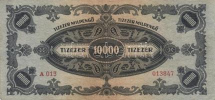 1945. 10.000P bélyeggel + 10.000MP (2x) + 10.000BP T:II
