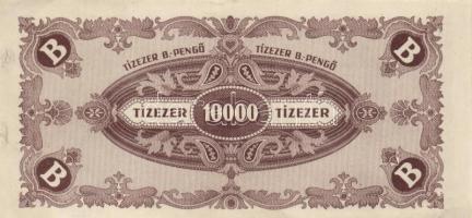 1945. 10.000P bélyeggel + 10.000MP (2x) + 10.000BP T:II