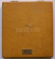 2db Gamma márkájú mérnöki réz vonalzó díszdobozban