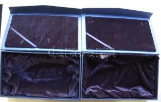 2 db igényes mágneszáras bársony borítású díszdoboz / 2 present boxes 27x16x8 cm