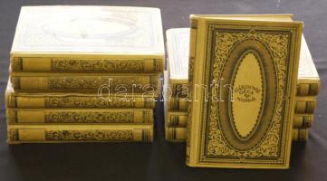 Gárdonyi Géza munkái sorozat 10 kötete, Dante Kiadó Bp., aranyozott kiadói egészvászon-kötésben, nagyrészt jó állapotban