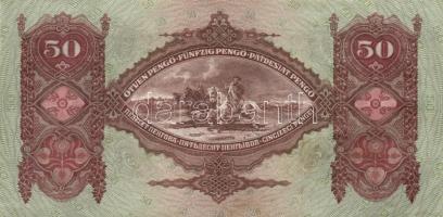 1932. 50P (3x) egymás utáni sorszámmal T:II