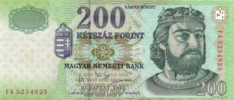 2002. 200Ft "FA" T:I-