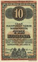 Sopronnyék/hadifogolytábor 1916. június 16. 10K T:I-