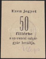 Szerencs DN 50f "Szerencsi Cukorgyár I." T:II