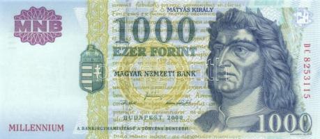 1998-2004. 1000Ft klf évszámokkal T:I
