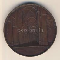 Német Államok / Speyer 1871. Speyeri Katedrális restaurálása Br emlékérem. Szign.: Jacob Wiener (59m...