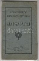 Vonatkisérők Országos Otthona Alapszabályai 1929 és 1932 évre
