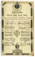 1806. 10G "Bécsi városi bankócédula" T:II-,III / Habsburg Monarchy 1806. 10 Gulden "Wiener-Stadt Banco-Zettel" C:VF,F Adamo G40., Kodnar 42.