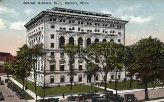 Detroit, Athletic Club, automobiles