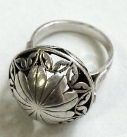 Kézzel készített art deco ezüst (Ag) gyűrű díszdobozban 6,95gr