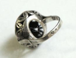 Kézzel készített art deco ezüst (Ag) gyűrű díszdobozban 6,95gr