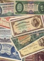 116db klf. magyar és külföldi bankjegy, régi és új T:I,II,III,IV