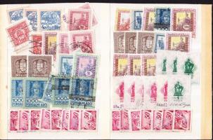 1910-1950-ig 120 db okmánybélyeg, érdekességekkel / 120 document stamps