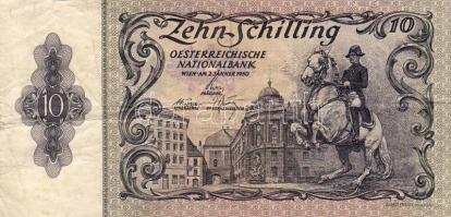 Ausztria 1950. 10Sch T:II