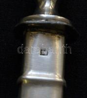 XX. század eleji jelzett húsvilla jelzett Dianás ezüst (Ag) nyéllel br.: 101gr