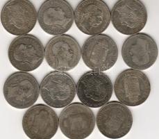 1879. 1Ft (15x) ezüst T:2-/3,3,3/4,4