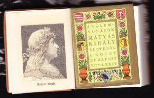 Galeotto Marzio: Jellemvonások Mátyás király életéből vol. I. Bp, 1974, Pátria Nyomda. Illusztrált, ...