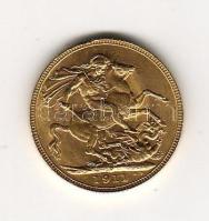 Nagy-Britannia 1911 1Soverein 7,9881gr arany T:2