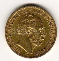 D. Reich 1873 20M I.Wihelm 7,965gr arany T:2