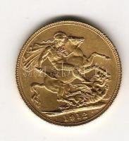 Nagy-Britannia 1912 1Soverein 7,9881gr arany T:2