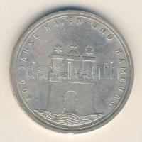 Németország 1989J 10M Ag "800 éve a hamburgi kikötő" T:2-
Germany 1995F 10 Mark Ag "8...