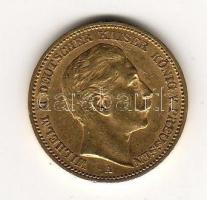 D.Reich 1892. I.Wilhelm 20M 7,965gr arany T:2