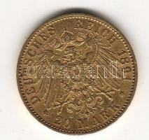 D.Reich 1891. I.Wilhelm 20M 7,965gr arany T:2