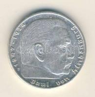 Német 3. Birodalom 1937E 2M Ag "Hindenburg" T:2-
German Third Reich 1937E 2 Marks Ag "...