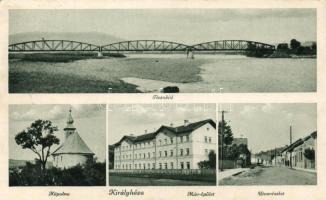 Királyháza, Tisza bridge, MÁV building