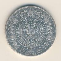 Ausztria 1900. 5K Ag T:3 Austria 1900. 5 Corona Ag C:F